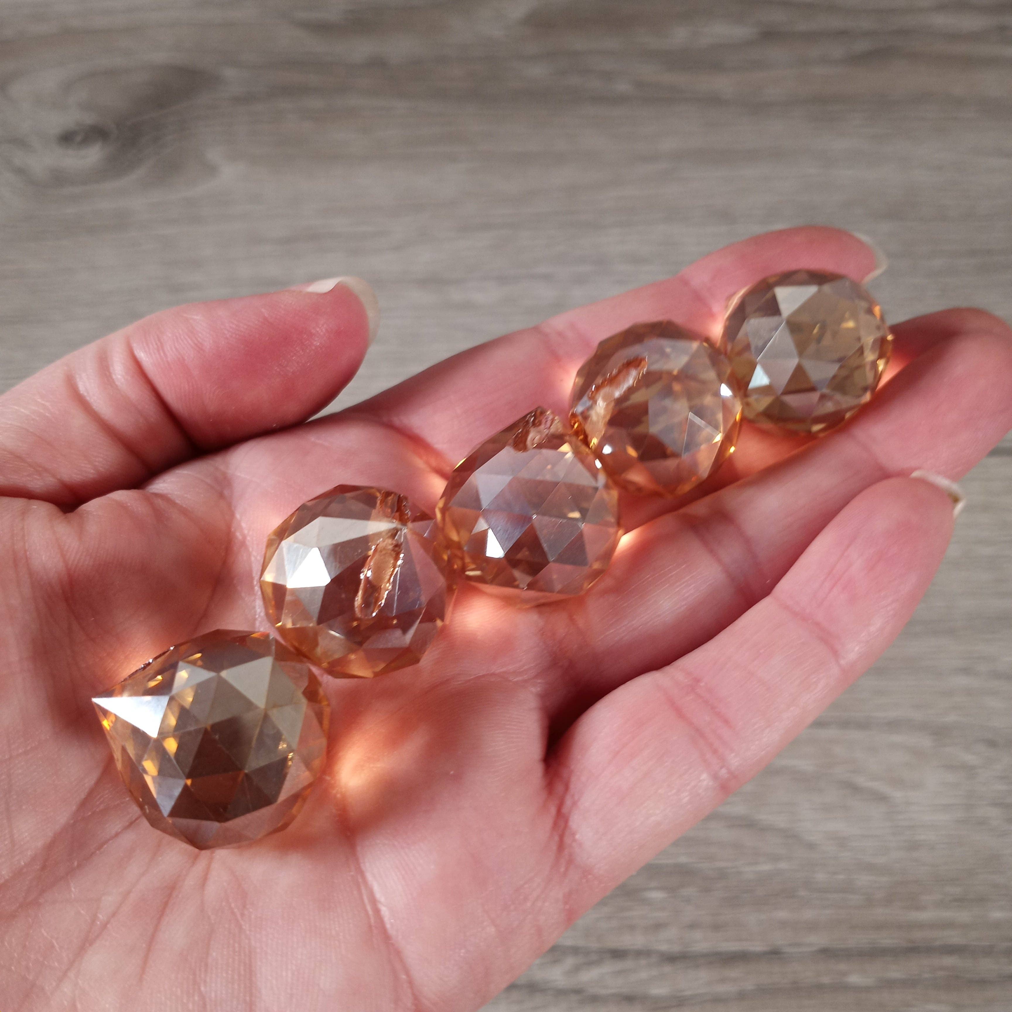 Keystone Crystals - Wholesale Spiritual Stone/Crystal - Suncatcher Leaded Glass Faceted Feng Shui 20 mm Bead2