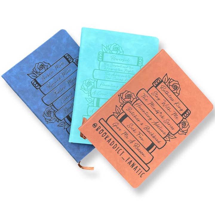Personalized Book Stack | Notebook | Journal for wholesale by Write Me Wicked