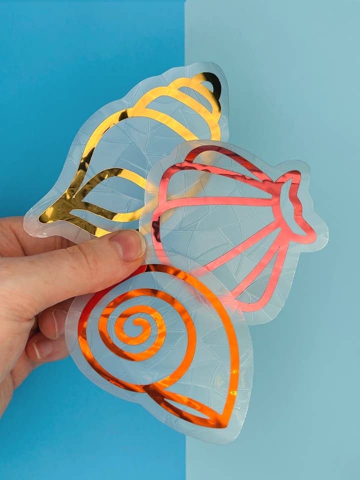 Mini Sea Shell Suncatcher Set for wholesale by Poppodopolis