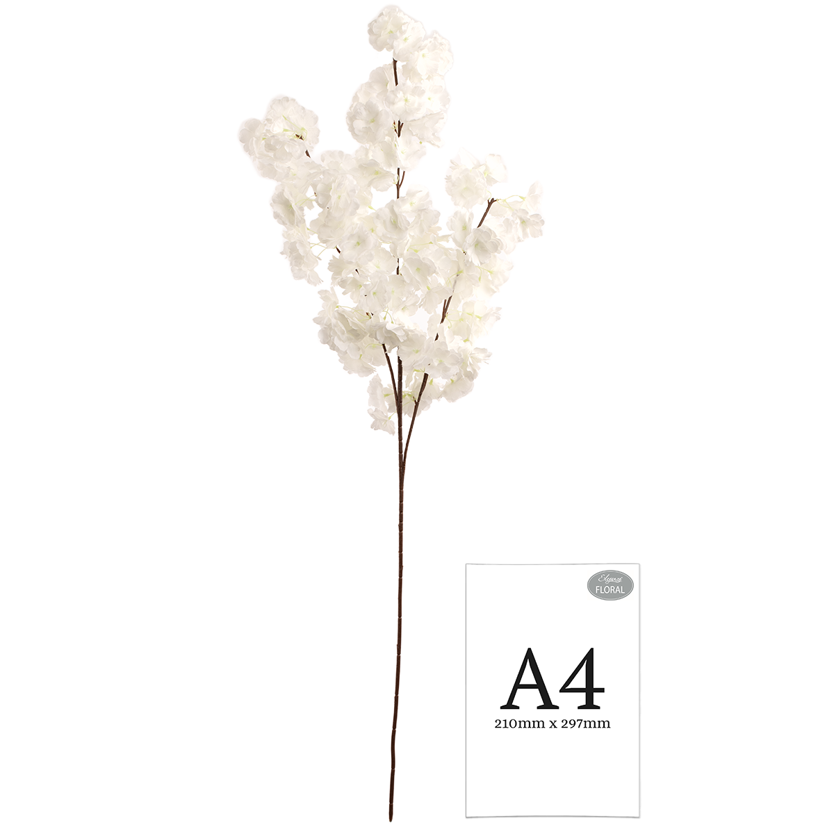 Eleganza Floral - Venta al por mayor Flores artificiales - Rociador de Flores Blanco1