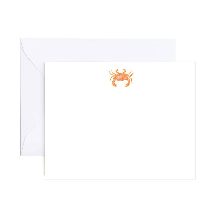 Akvarellkrabba Platt Kortset för wholesale av Evergreen Summer