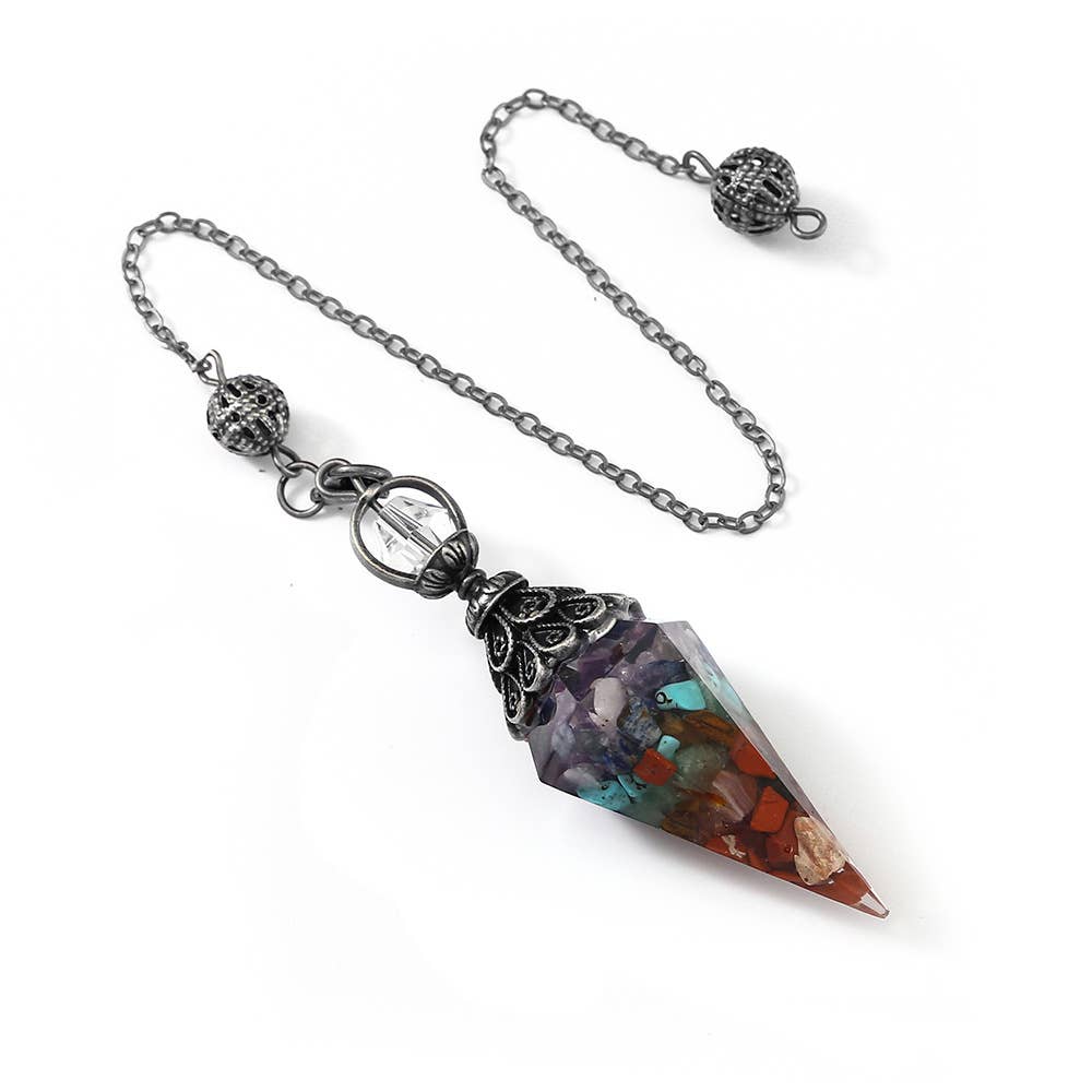 Gemcohub - Wholesale Spiritual Stone/Crystal - Hexagonal Pyramid Crystal Stone Pendulum0