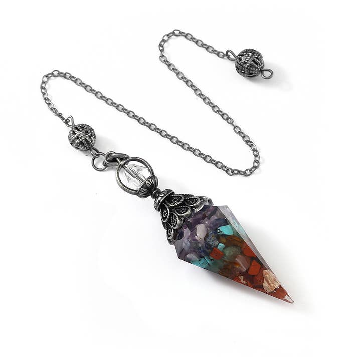 Gemcohub - Wholesale Spiritual Stone/Crystal - Hexagonal Pyramid Crystal Stone Pendulum