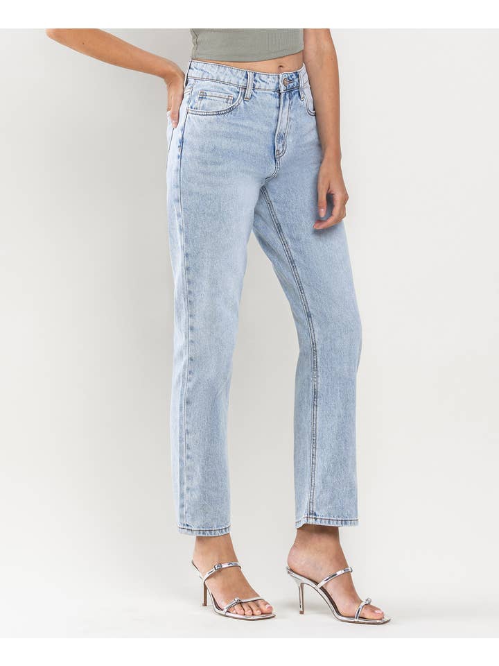 SUSTAINABILITY HIGH RISE ANKLE STRAIGHT JEANS LV1131 for wholesale on Faire7