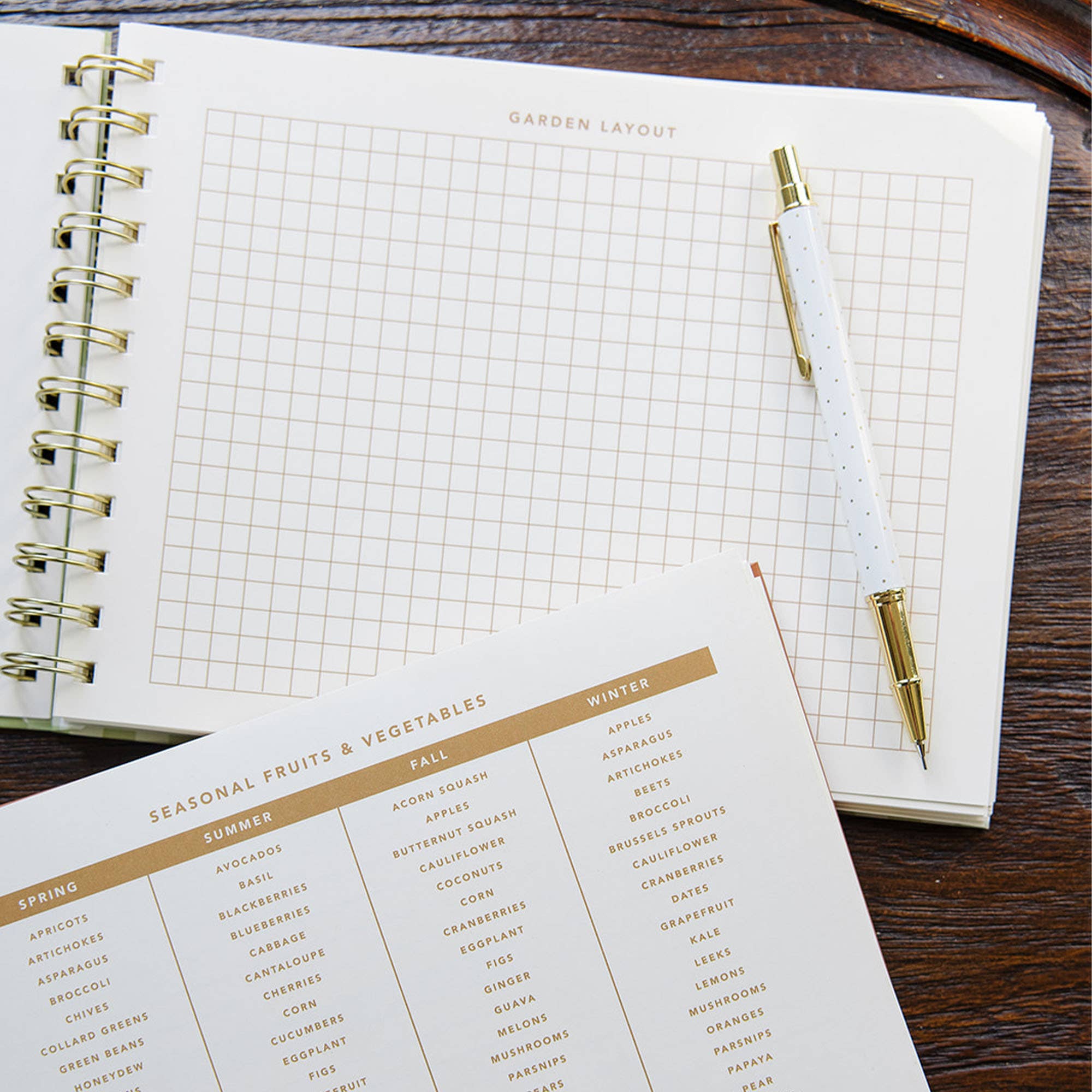 Paper Farm Press - Wholesale Planner - Life On The Homestead Garden Planner - Gingham2