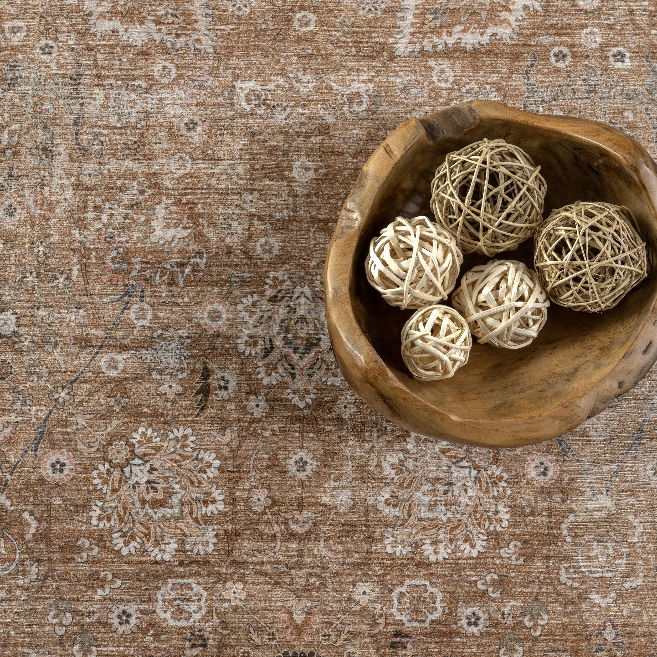 RUGS USA - Wholesale Area Rug - Bayberry Spill Proof Vintage Machine Washable Area Rug25