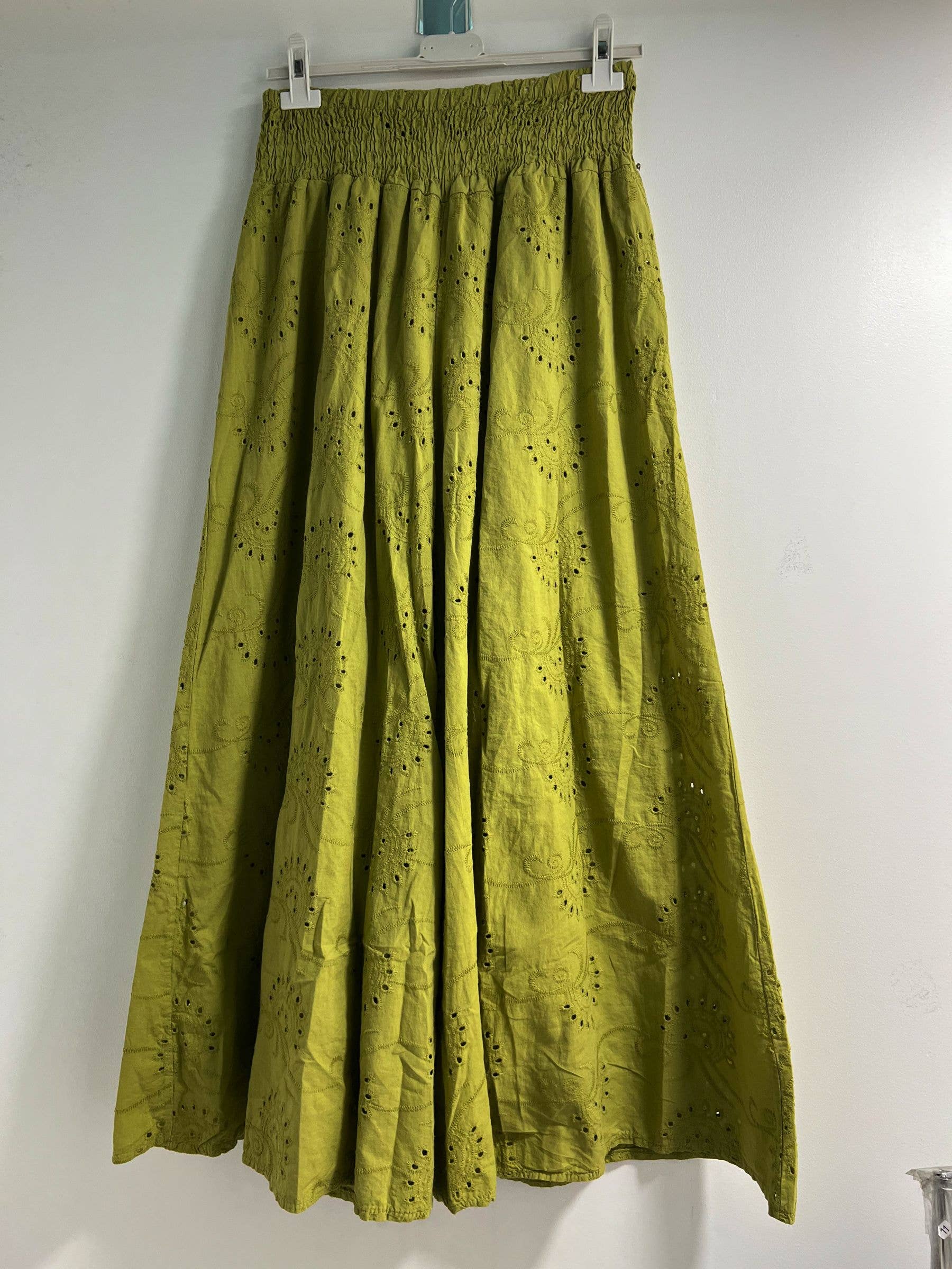 Happy look - Wholesale Pants - Women's - English embroidered wide legs pants 5