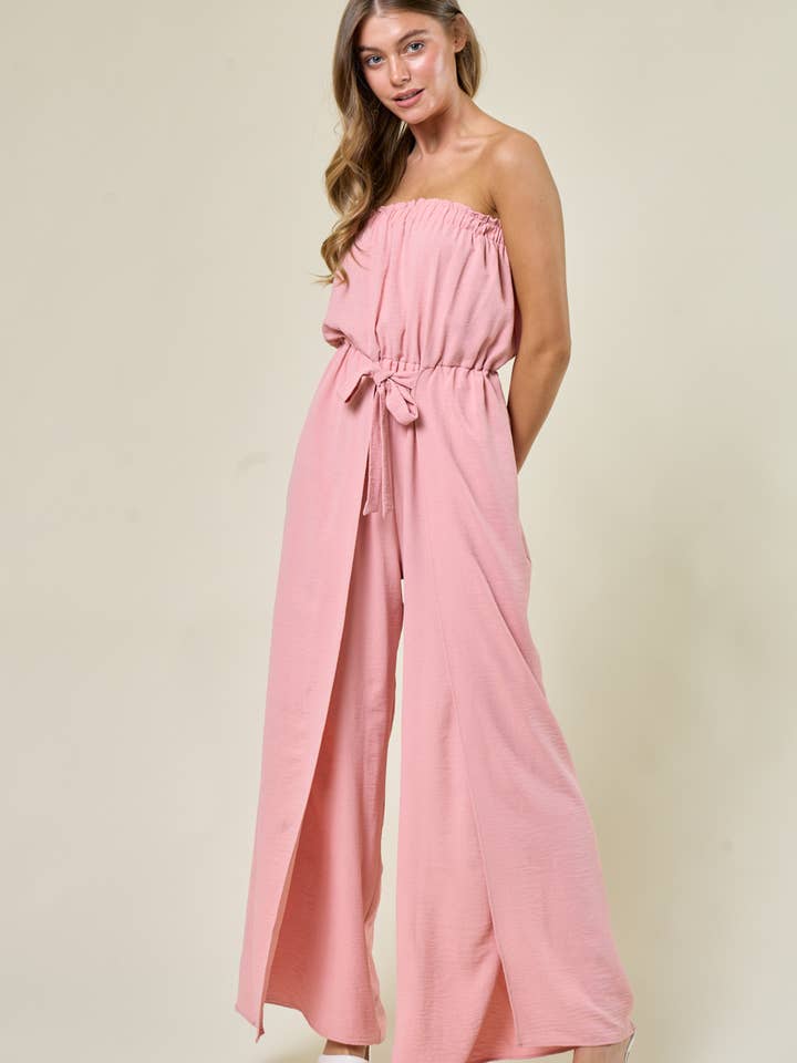 Saints & Hearts – Macacão - Mulher por atacado – MACACÃO DE TUBO SÓLIDO MALVA SR4201E3