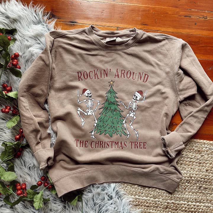 Rockin' Around Garment Dyed Sweatshirt (Copy) for wholesale by Jordanna Adams