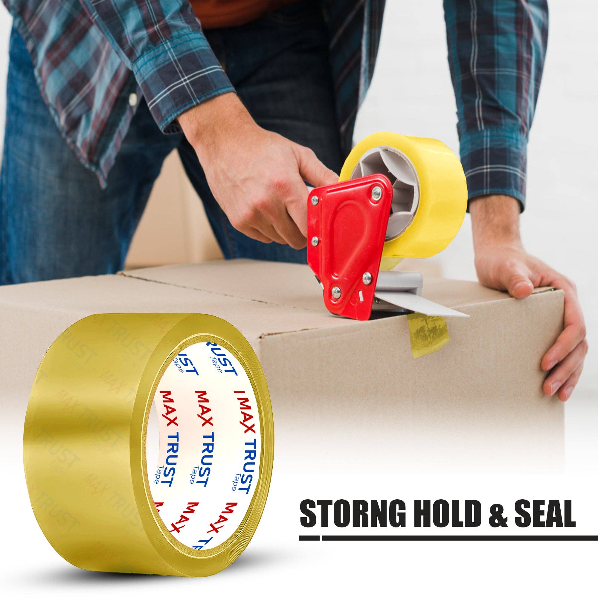 Ledsone – Großhandel Klebeband – Hochleistungs-Klarsicht-Verpackungstransparentklebeband Klebrige Versiegelungsrolle~53426