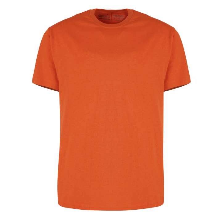 T-shirt Unissexo 100% Reciclada Laranja por atacado de WASTEWEAR