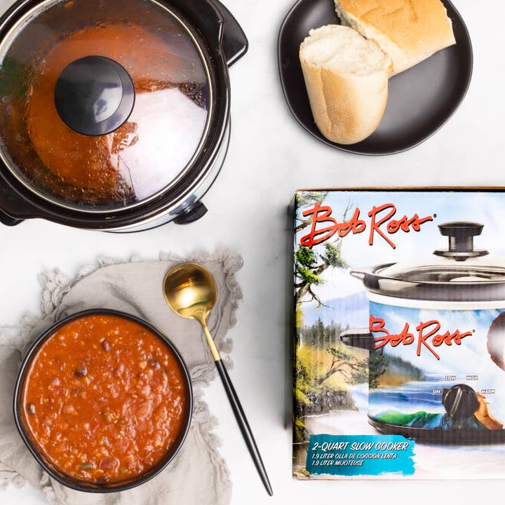 Uncanny Brands - Wholesale Kitchen Appliance - Uncanny Brands Bob Ross 2-Quart Slow Cooker2