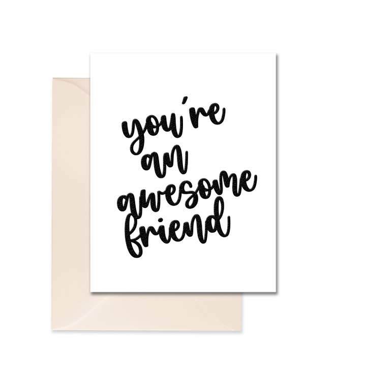 Awesome Friend Wenskaart voor wholesale door Leslie Store