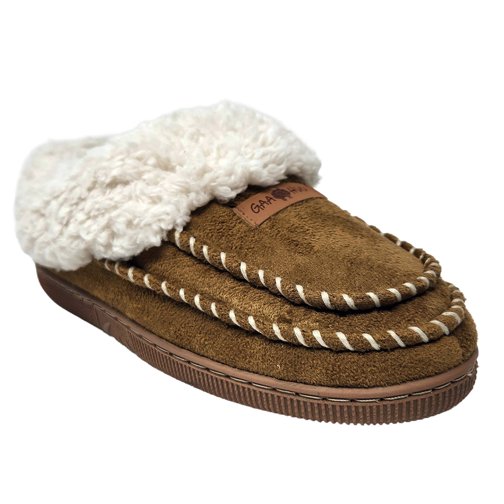 gaahuu - Wholesale Slippers - Women's - Womens polysuede double moc memory foam clog slipper3