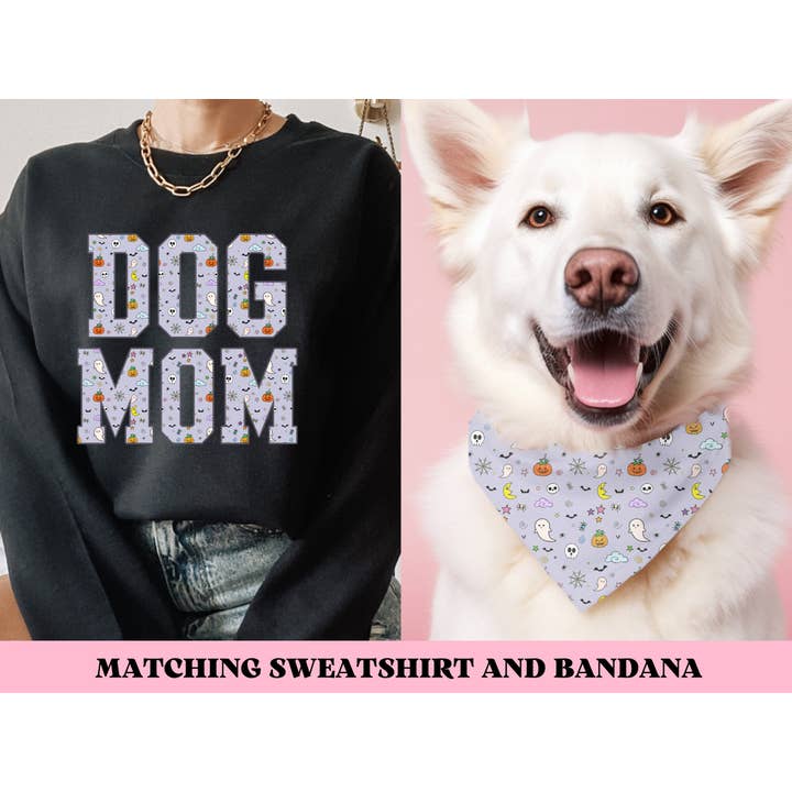 Halloween Party Dog Mom Sweatshirt, Cute Dog Mom Sweatshirt for wholesale by Dog Mom Apparel