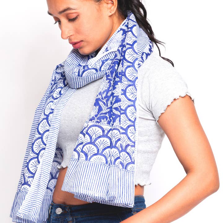 Sevya Handmade – wholesale Wrap - Dam – Sunanda blocktryckta saronger17