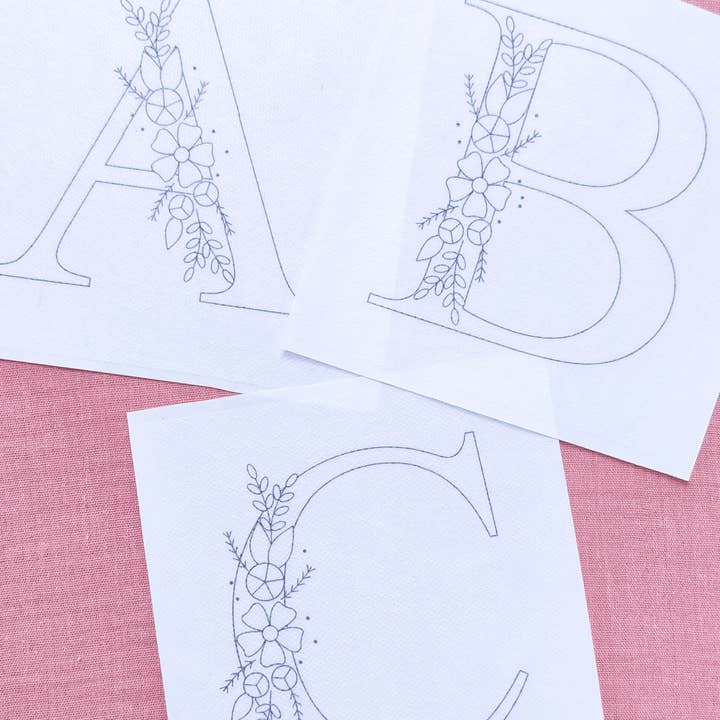 Maison Camomille - Wholesale DIY Craft Kit - Alphabet letters to embroider + tutorial2