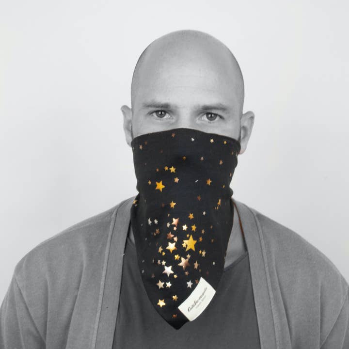 GIFT MASKDANNA SHOOTING STAR BLACK TERRY for wholesale by Maskdanna by Califortunate