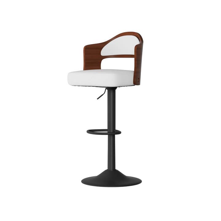 BlakOutlet - Wholesale Stool - Set of 2 Wooden Barstools PU Leather Upholstered Bar Chairs16