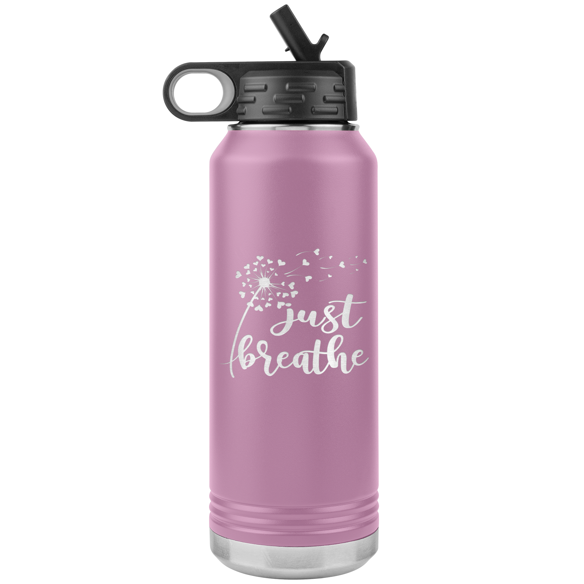 LA Shirt Company - Wholesale Water Bottle - Just breathe - Water Bottle5