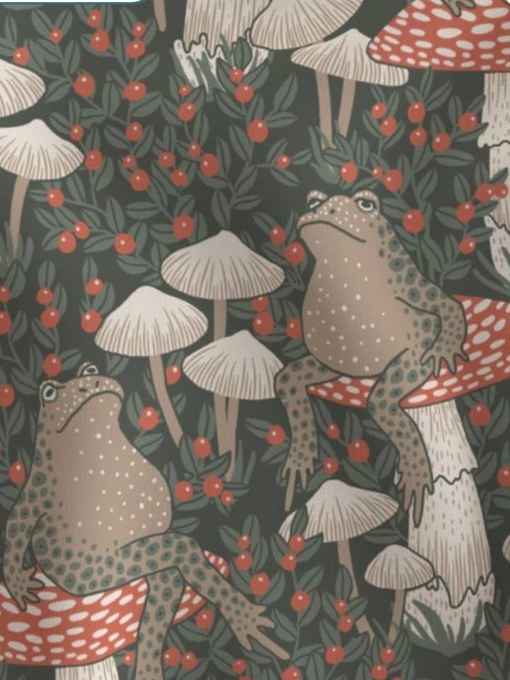 Kröten auf Fliegenpilzen für den Großhandel von PillowSak