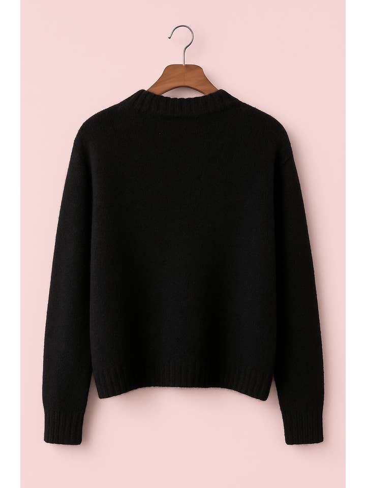 Afinity - Wholesale Cardigan - Women's - Women's Oversized Cardigan AP118 – Elegant Gold Buttons5