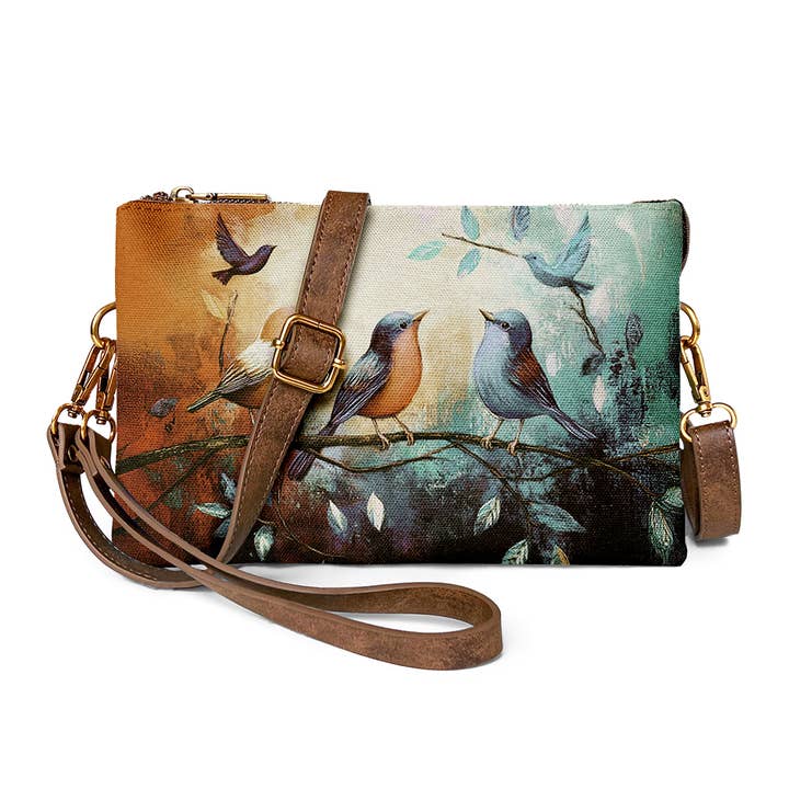 Le sac bandoulière Songbird est un cadeau nature charmant. pour la vente par ANNGOTI