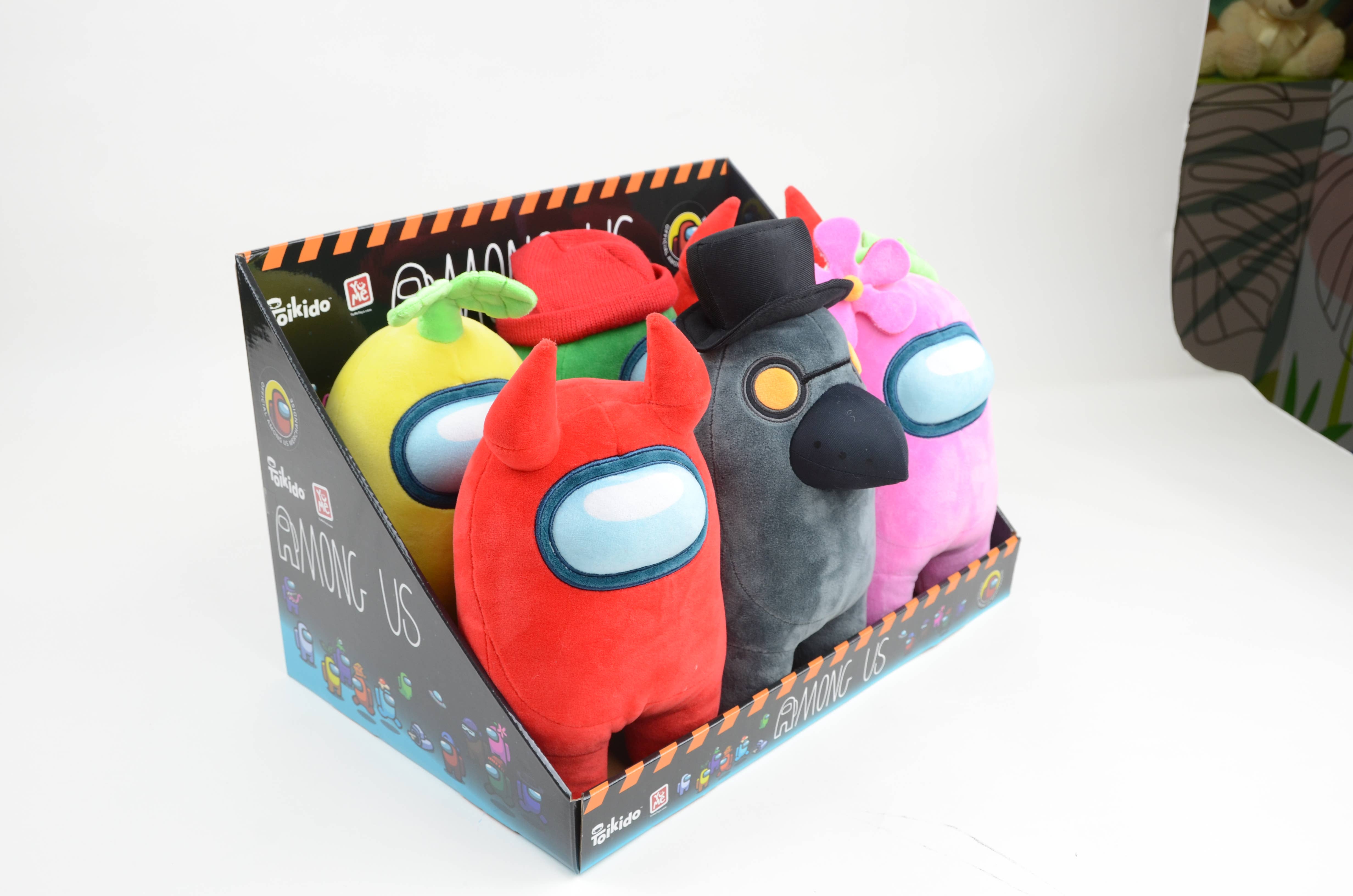 Toys Matter Inc. - Vente Peluche – enfant et bébé - Peluche officielle Among Us de 12 pouces avec accessoire S1 - CDU assortis10