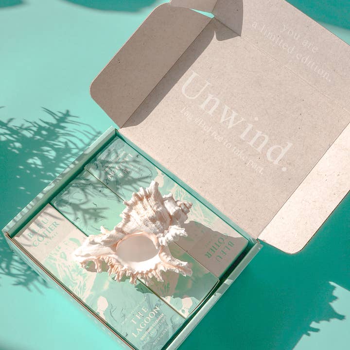 BLEU COTIER USA - Wholesale Bath & Body Set - Turquoise Beach Spa Gift Box1