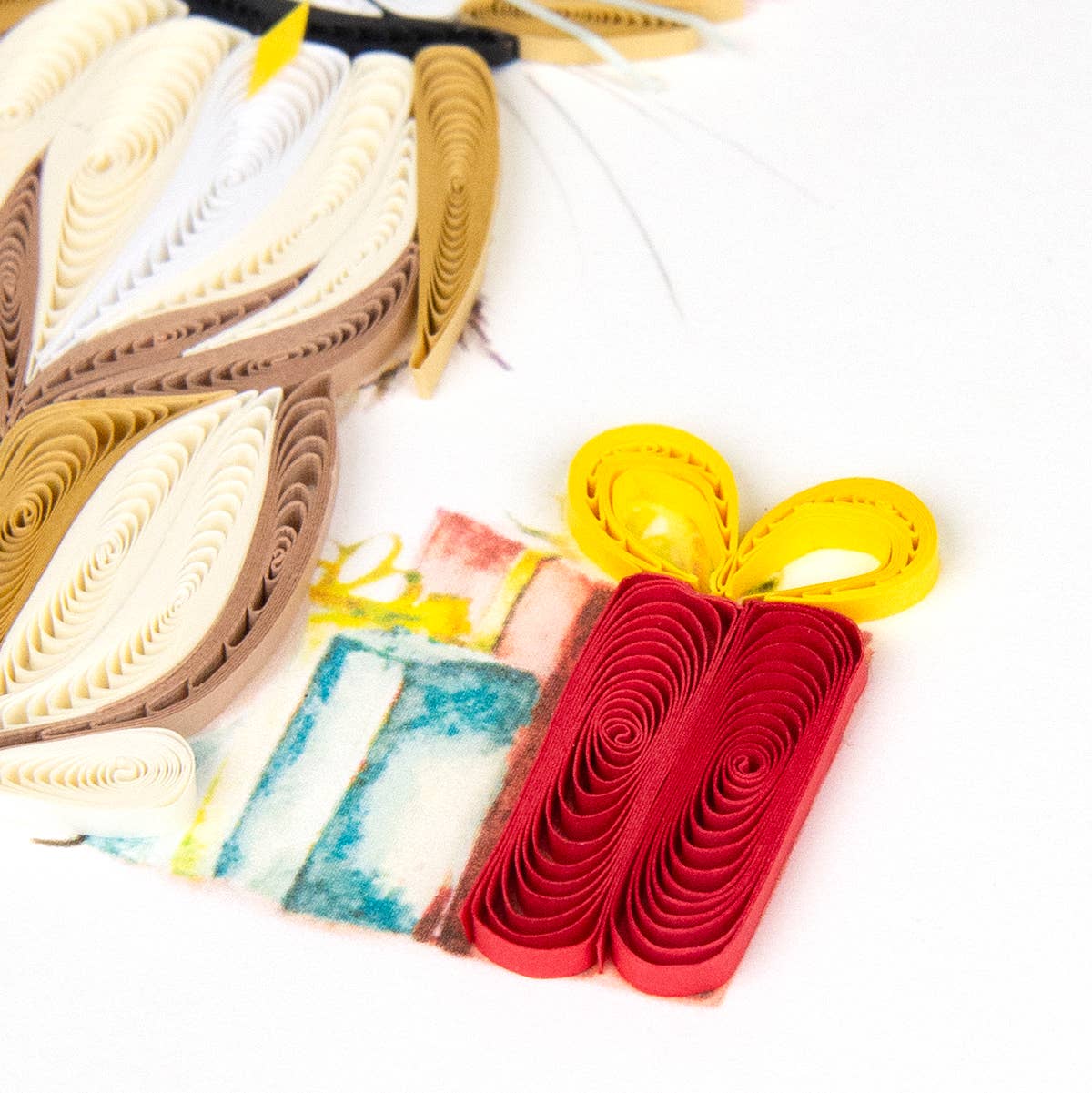 Quilling Card - Wholesale Christmas Card - Holiday Cat2