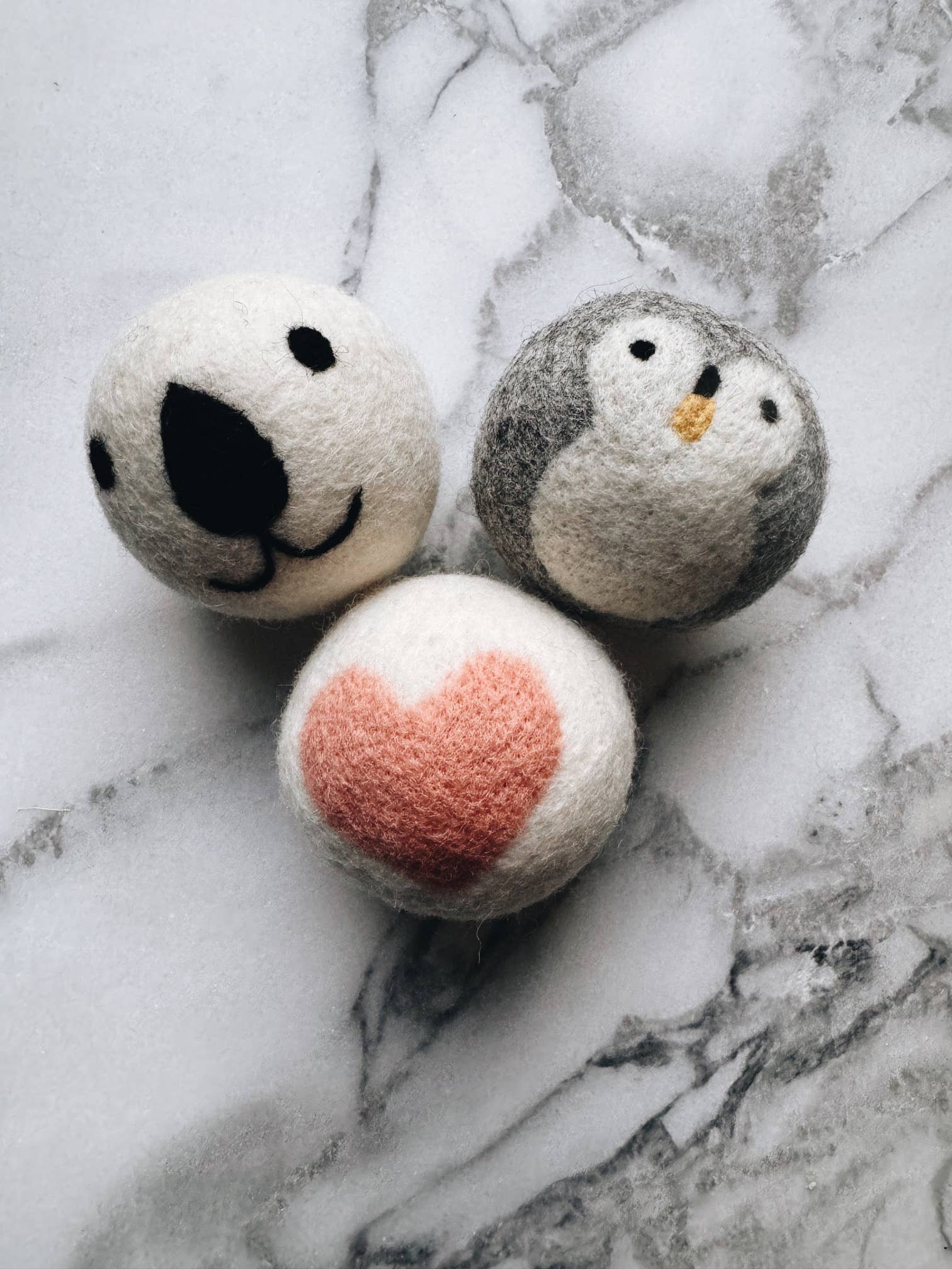 Essence of Life Organics - Wholesale Dryer balls - 100% Organic wool dryer balls, (Set of 3 balls), hand dyed3