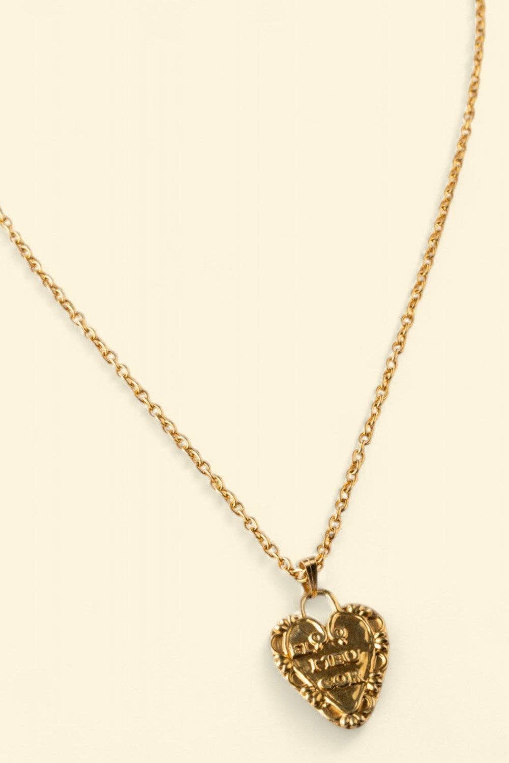 Persea Jewelry - Wholesale Pendant/Charm Necklace - Collar El Meu Cor Oro4