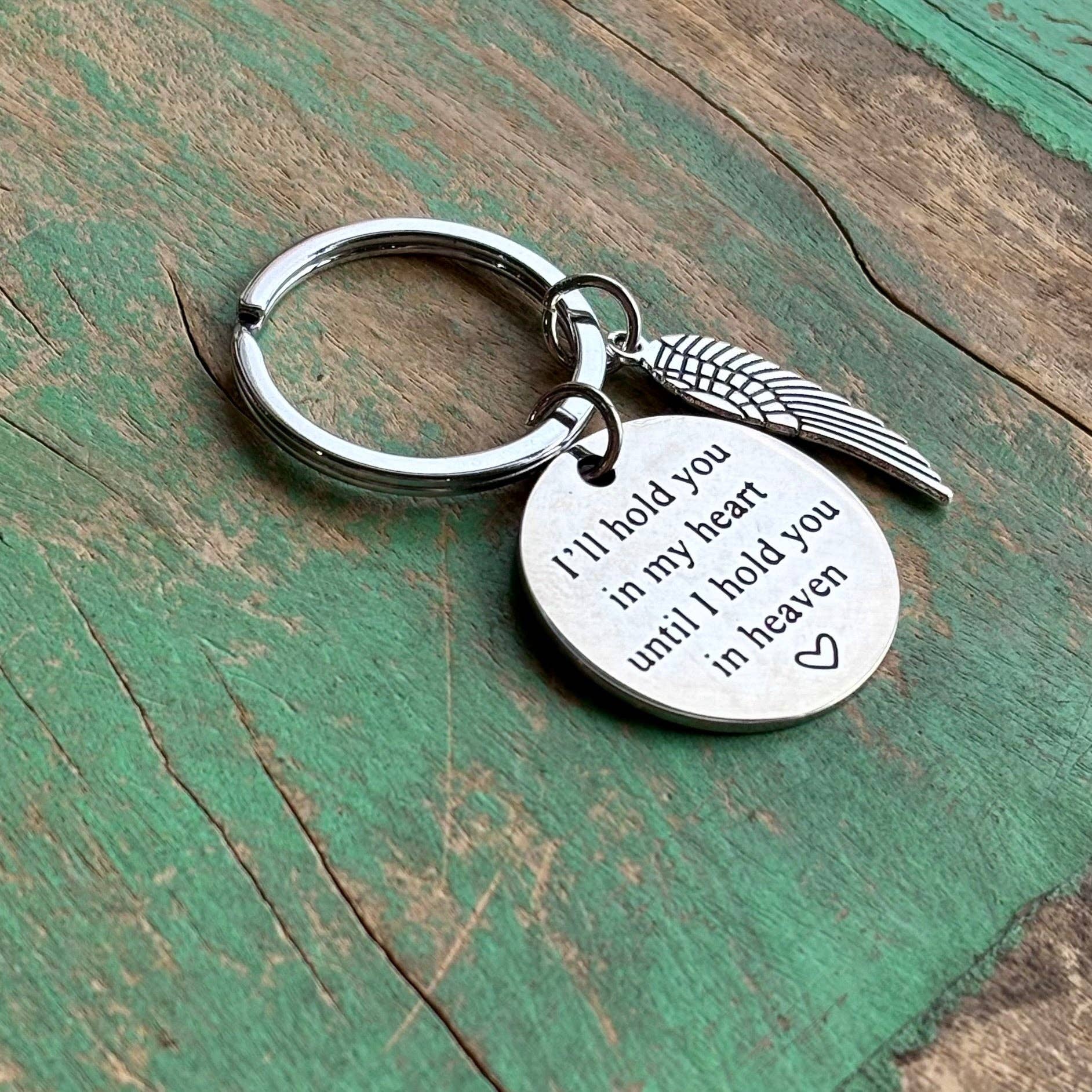 Love and Honor Jesus LLC – wholesale Keychain – Unisex – I Will Hold You In My Heart Keychain1