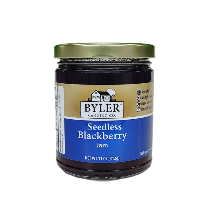 Byler Canning Co. – Großhandel Marmelade/Gelee – Byler's Kernlose Brombeermarmelade, 311g