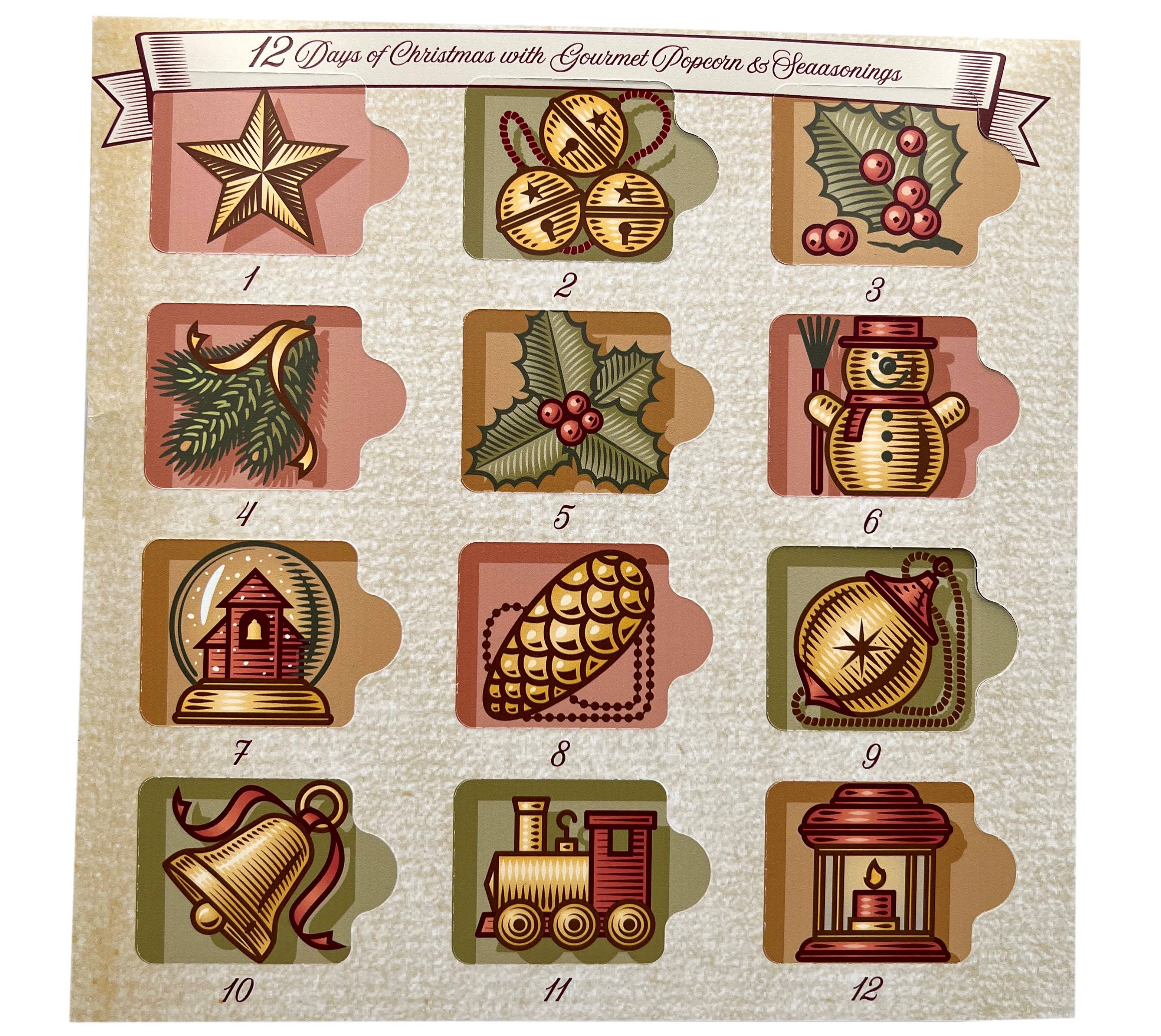 Amish Country Popcorn - Wholesale Advent Calendar - Popcorn Advent Calendar 2