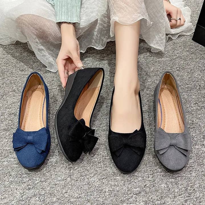 React Activewear – wholesale Lågskor - Dam – Lågklackade slip-ons med spetsig tå
