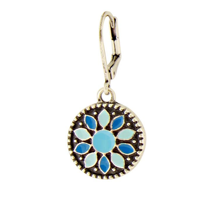 Enamel Flower Earring for wholesale by Baked Beads