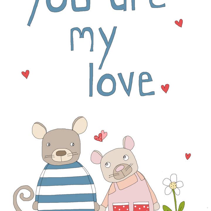 Du bist meine Liebesgrußkarte für den Großhandel von Elle Bee Art Studio