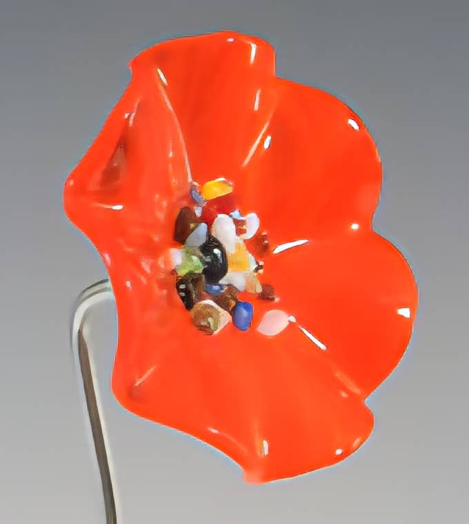 Forever Spring Flowers – Großhandel Tischdeko – Stehende Glasblume2