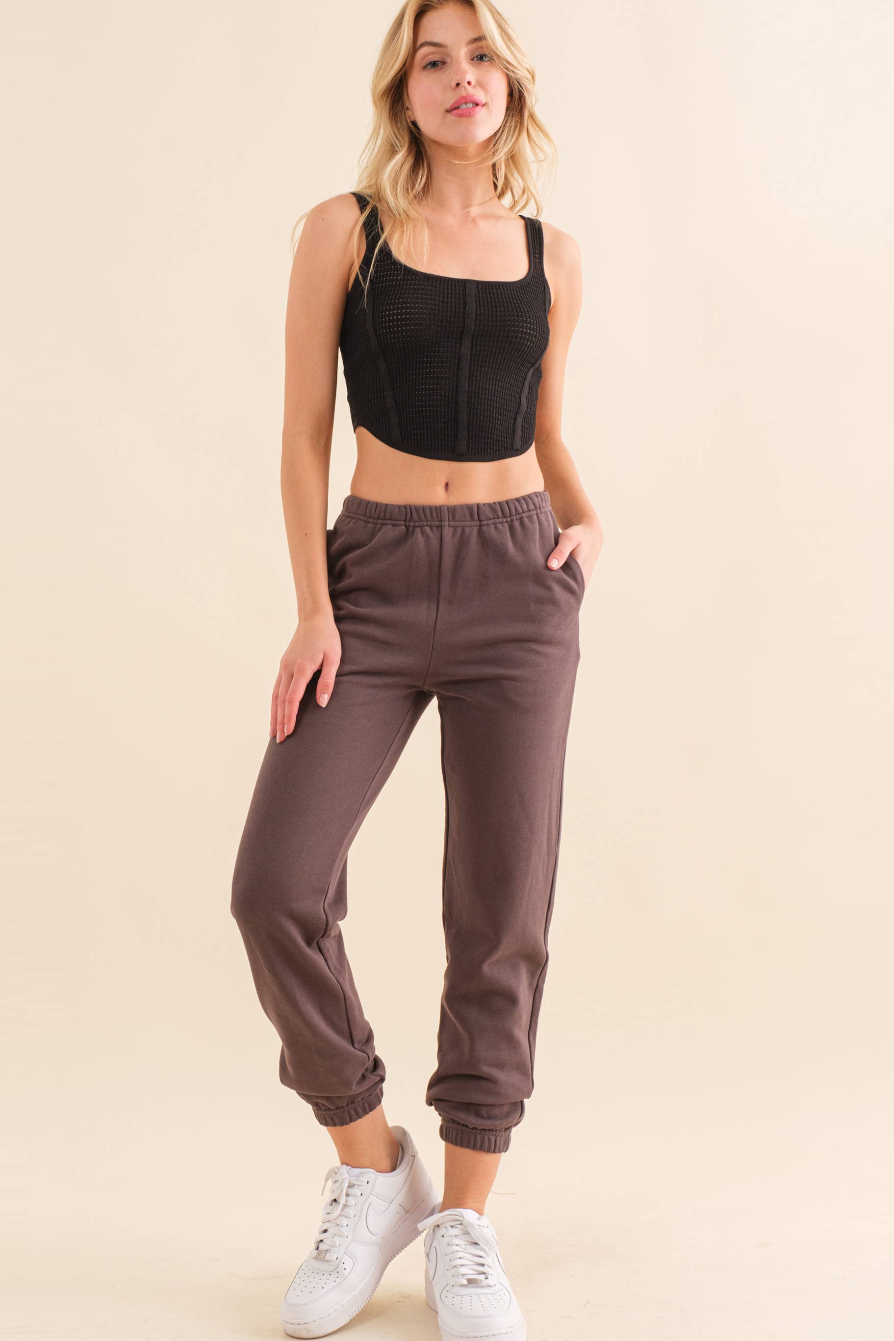 Hersy - Wholesale Athletic Sweatpants/Joggers - Women's - French Terry Jogger- HP0006A11