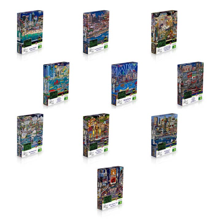 12 Pack Variety Glow in the Dark Puzzles - 1000 Pieces for wholesale by Wuundentoy