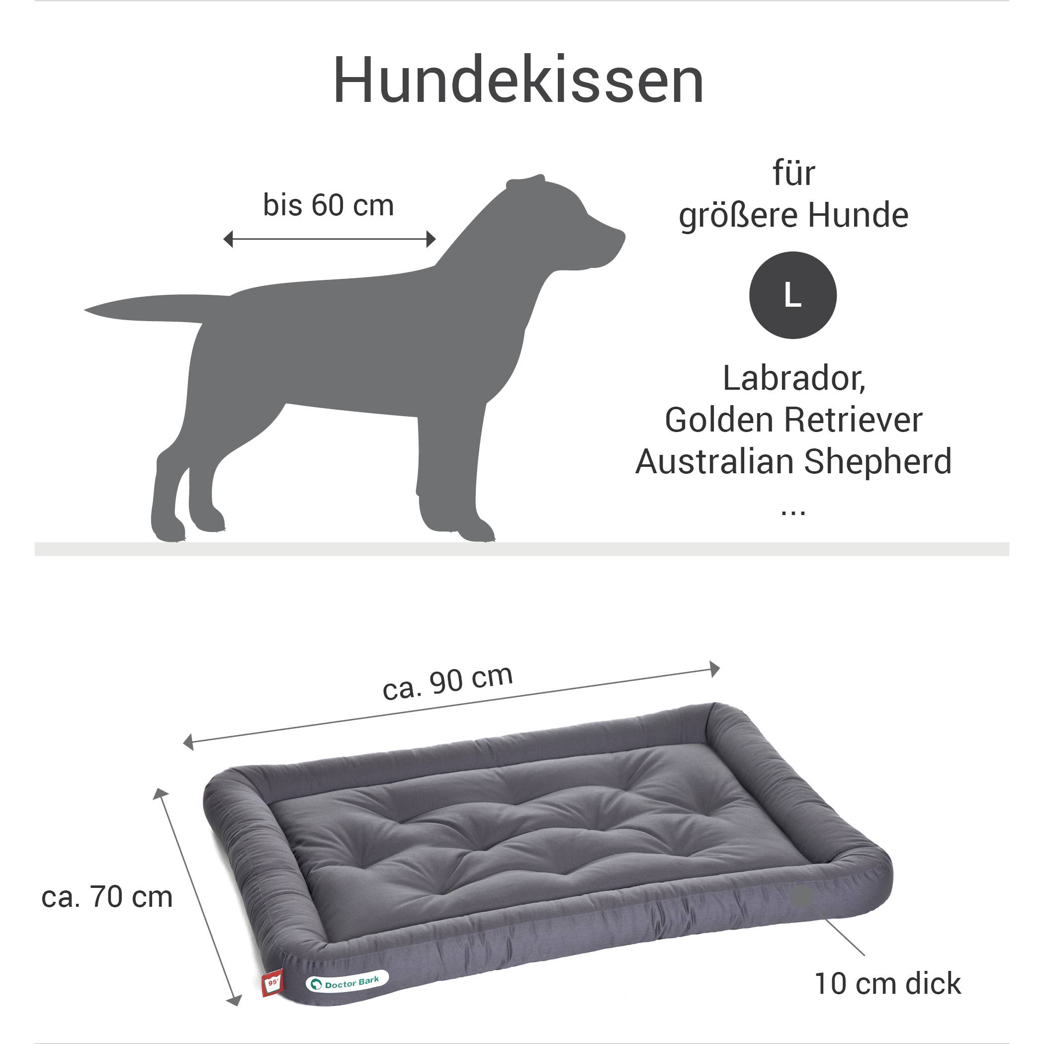 Doctor Bark - Wholesale Pet Bed - Dog - Doctor Bark dog cushion gray8