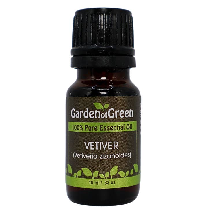 Vetiver Essential Oil 10ml for wholesale by Garden of Green