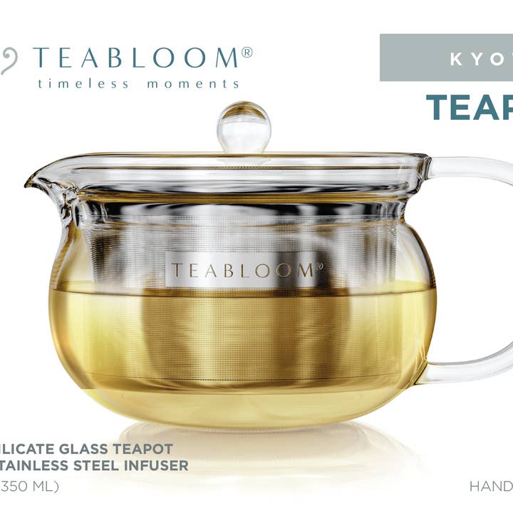 Teabloom - Wholesale Tea Pot - Teabloom Kyoto Glass Teapot with Removable Insfuser