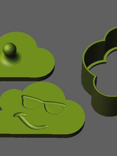 Esclusiva Cool Cloud BBHP stampata in 3d per la vendita all'ingrosso da parte di BBHP Moulds