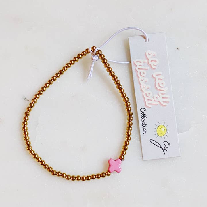 Ellison+Young - Wholesale Charm/dangle bracelet - So Very Blessed Cross Bracelet5