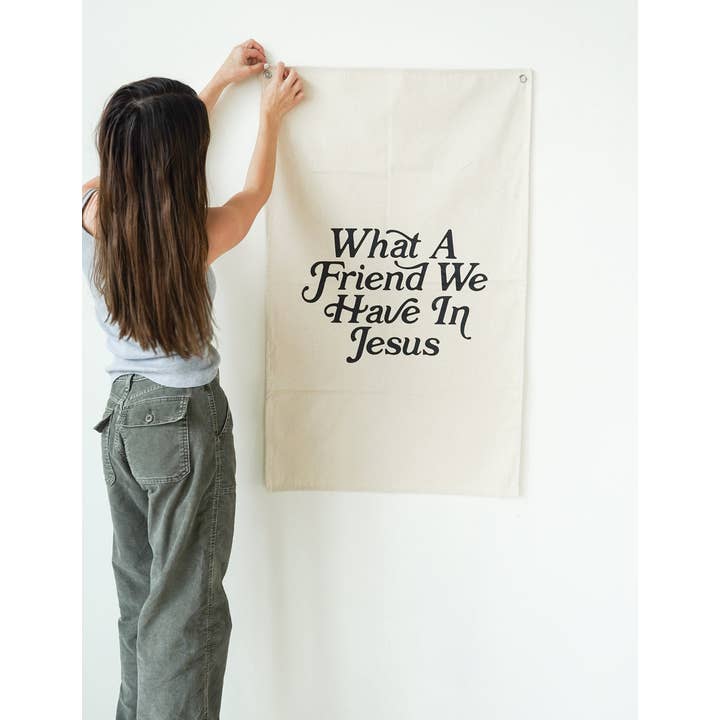 Elevated Faith - Wholesale Tapestry/Textile - What a Friend in Jesus Tapestry