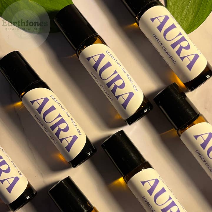AURA: Energy Cleansing Aromatherapy Roll-On for wholesale by Earthtones Aromatherapy & Gifts