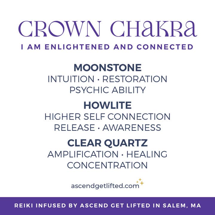 ASCEND – wholesale Andlig sten/kristall – Paket med Chakra-kristaller21