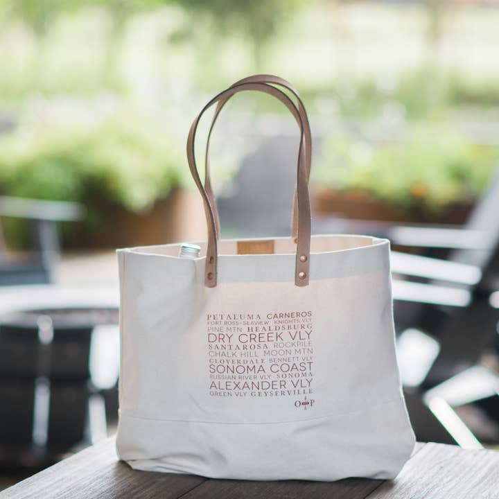 Appellation Tote bag for wholesale by Olive and Poppy